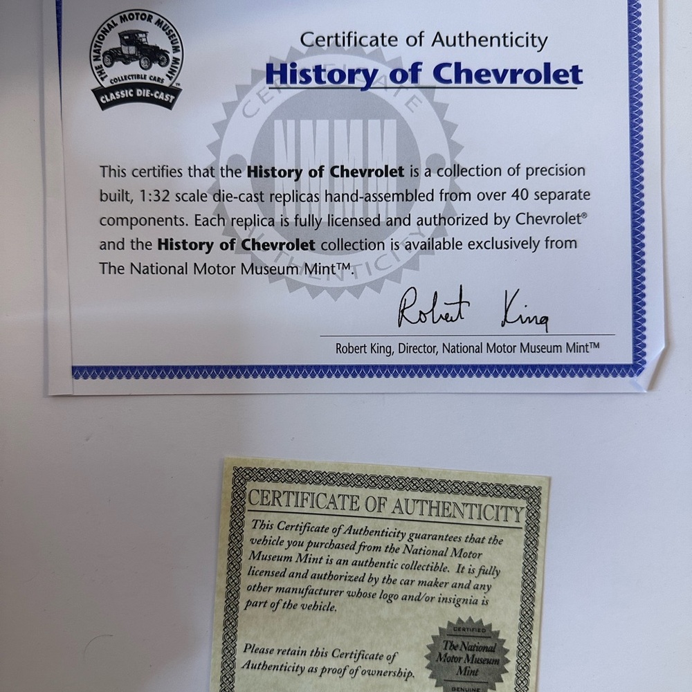 Vintage Chevy Classic Car Models Set - Picture 6 of 6